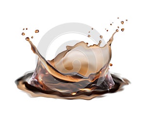 A splash of tea, coffee or coca cola.